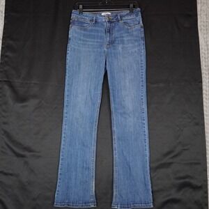 Wrangler Bootcut Jeans Womens 10/30 Blue Denim Stretch Mid Rise Classic